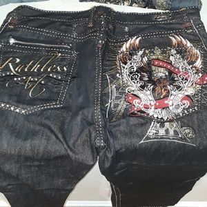Ruthless art jeans